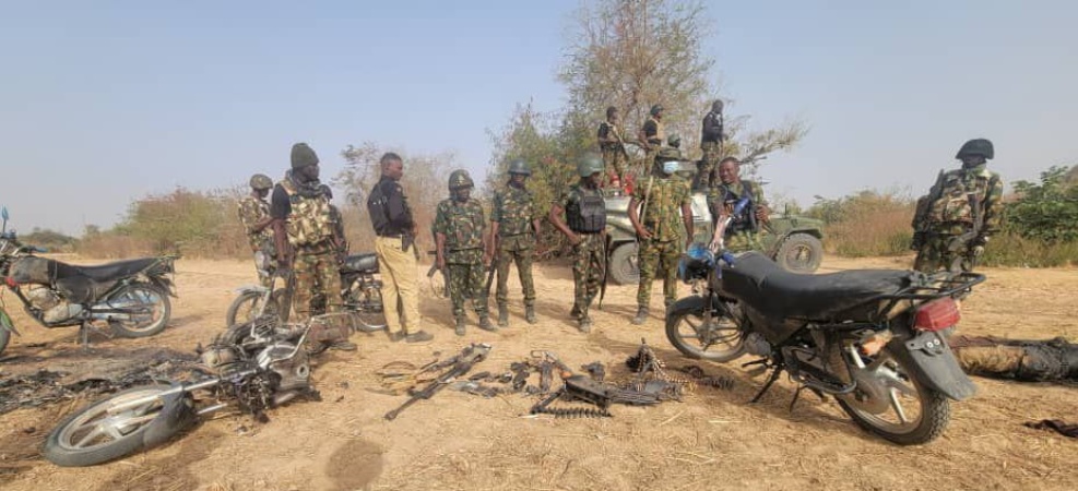 Soldiers kill eight terrorists, foil road attack in Katsina
