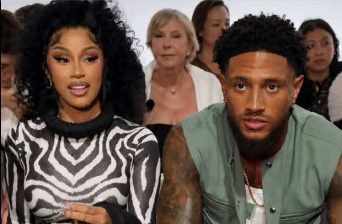 Cardi B, Super Eagles goalkeeper Maduka Okoye make joint appearance at Paris Fashion Week