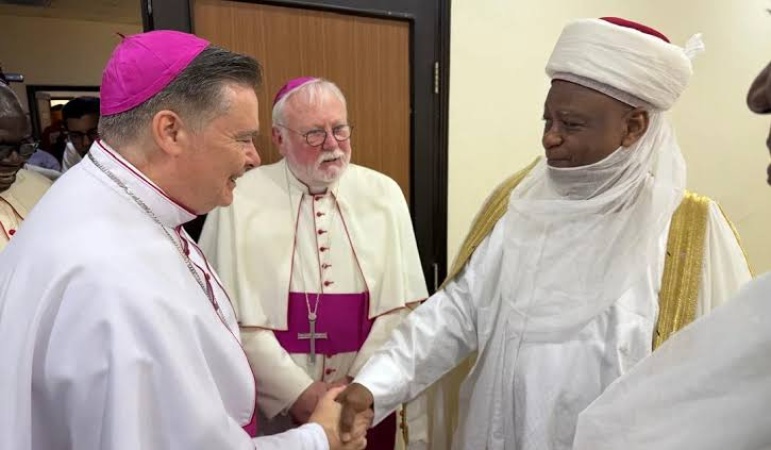 Sultan meets Pope’s envoy, deliberates on Muslim/Christian leaders’ collaboration