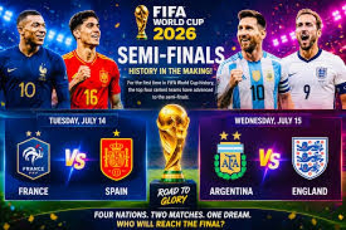 Top four ranked teams make semi-finals for first time 