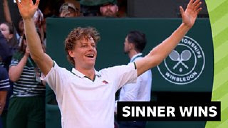 Resilient Sinner comes from behind to retain Wimbledon title against Zverev
