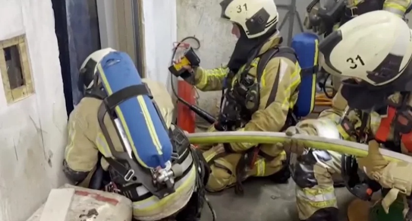 Several found dead in lift shaft after fire