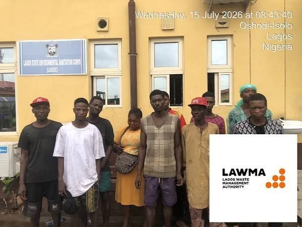 LASG nabs 12 environmental offenders in Lagos Island, Yaba, Ikorodu