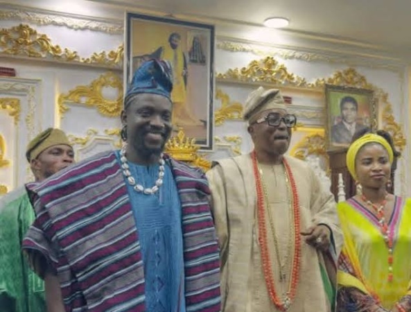 Oluwo confers Atayese of Yorubaland chieftaincy title on VeryDarkMan