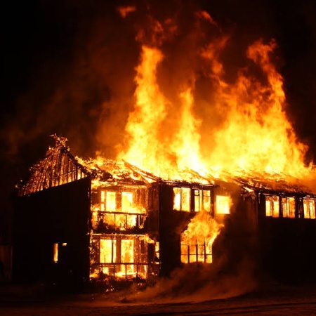 Man allegedly kills wife, sets house ablaze