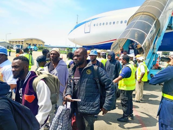 NEMA receives 1,516 Nigerians voluntarily repatriated from South Africa