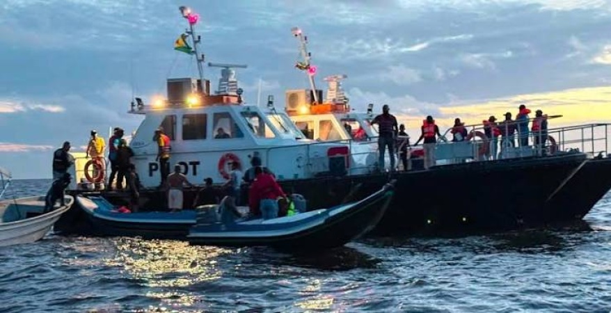 Ferry carrying 116 capsizes off Guyana coast