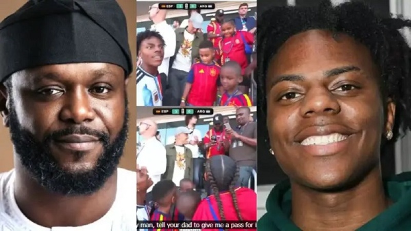 Seyi Tinubu, children meet IShowSpeed at 2026 World Cup Final