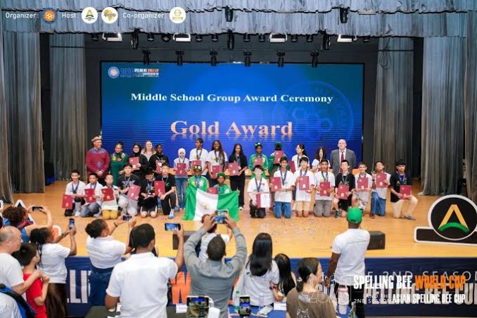 Nigerian students win gold at Spelling Bee World Cup in China