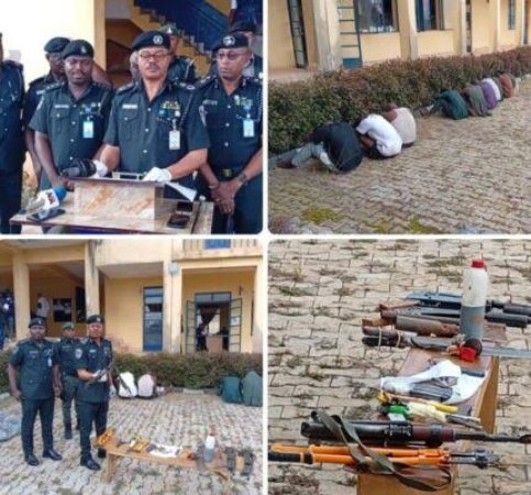 Police arrest three suspected interstate robbers in Ondo, recover AK-47, pistol