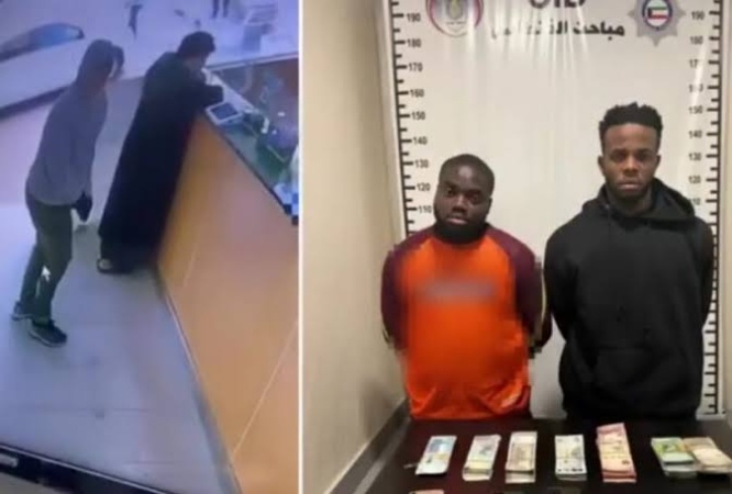 Two Nigerians jailed for armed robbery in Kuwait