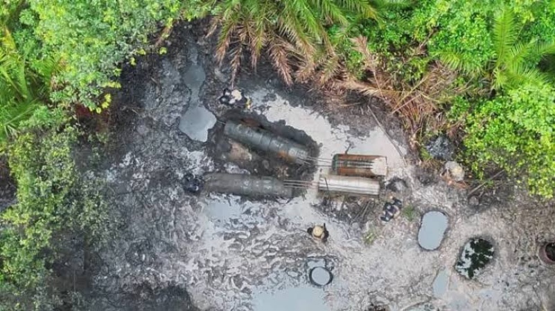 Navy uncovers nine illegal refining sites in Rivers