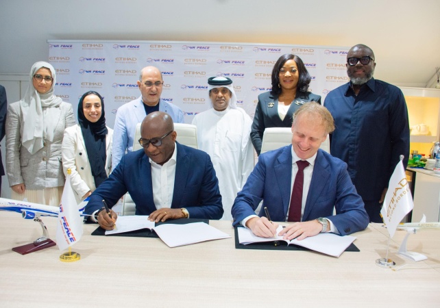 Air Peace, Etihad forge partnership to expand Nigeria, Africa, UAE connectivity