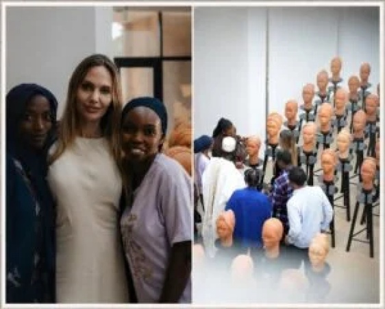 Hollywood actress Angelina Jolie joins unveiling of Chibok schoolgirls tribute exhibition