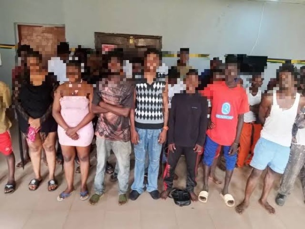 Police raid black spots in Delta, arrest 81 suspects