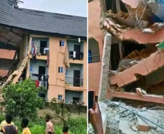 Collapsed Building: Oko Poly students accuse landlord, caretaker of building neglect