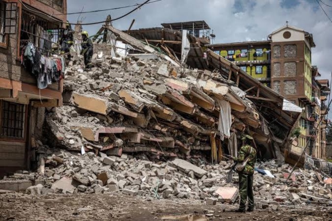 2 confirmed dead in Anambra building collapse, 3 injured