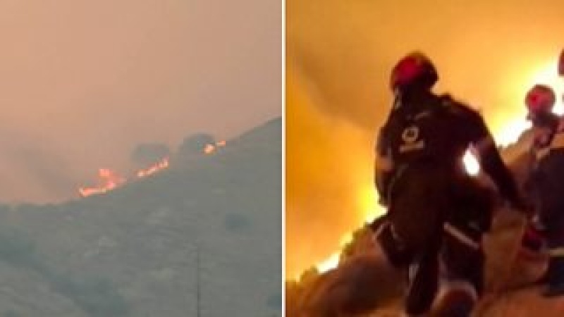 Three Greek firefighters die as wildfires threaten parts of southern Europe