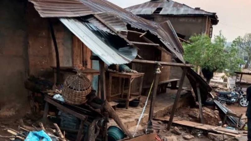 Rainstorm kills eight, destroys property