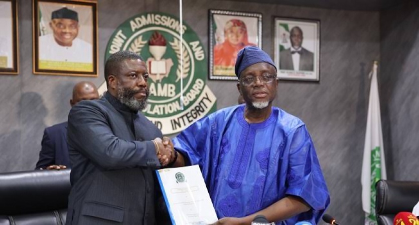 Aina takes over as Registrar, says ‘We shall protect integrity of JAMB’