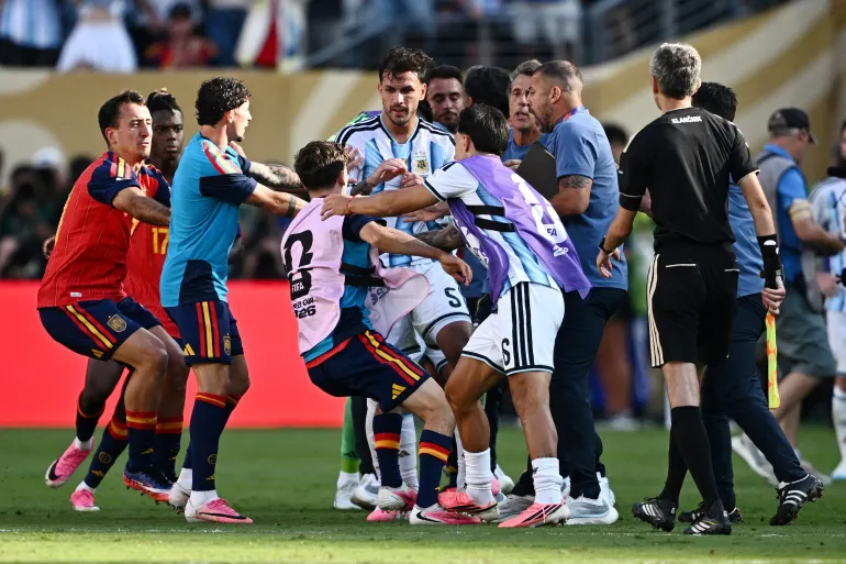 FIFA investigating on-pitch brawl after Spain vs Argentina World Cup final