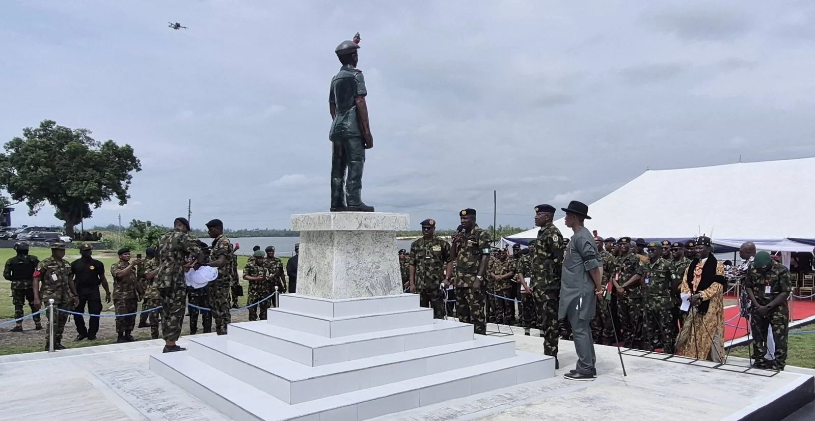 COAS unveils cenotaph in honour of 11 cadets killed in training accident in Rivers