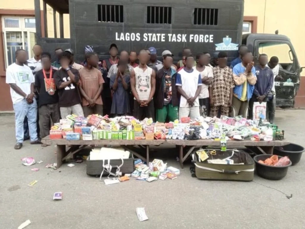 Police arrest 33 suspected drug peddlers, others during Monday raids in Lagos