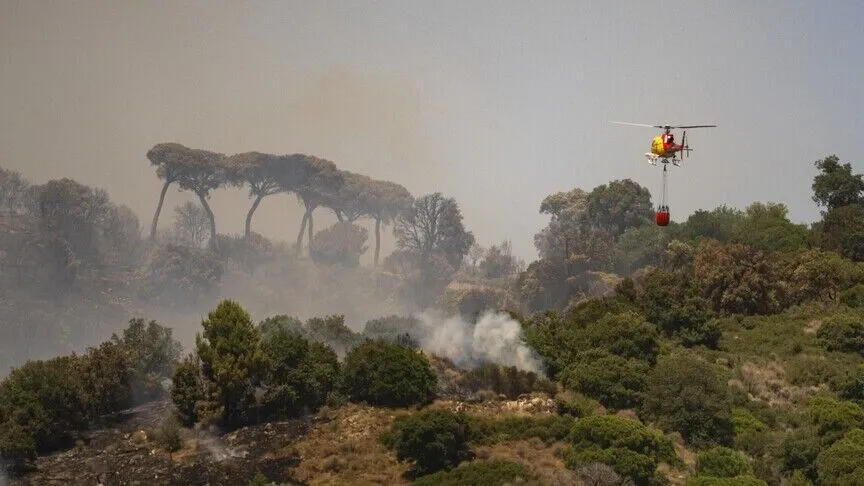 France battles major wildfire near Paris as heat wave continues
