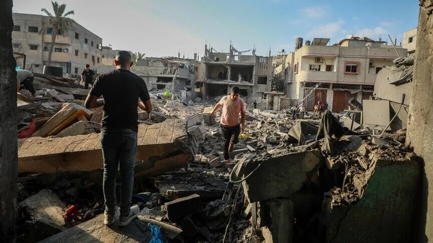 Israeli drone strike on funeral gathering in central Gaza kills 8, injures 20