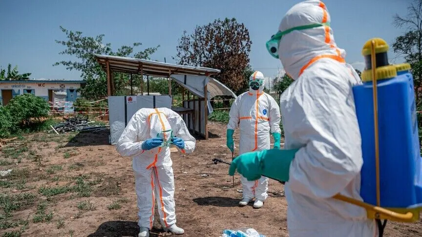 Ebola responders protest in eastern Congo over unpaid salaries