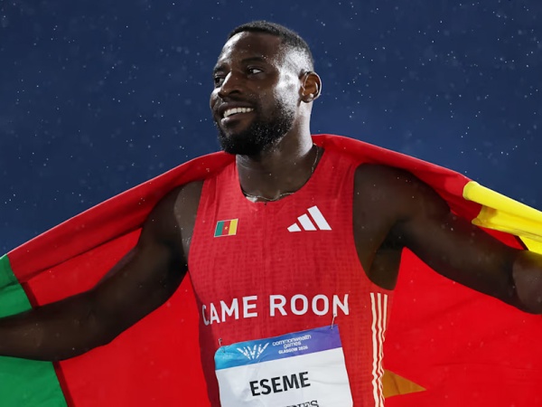 Late Bloomer Emmanuel Eseme rewrites history with commonwealth games 100m record