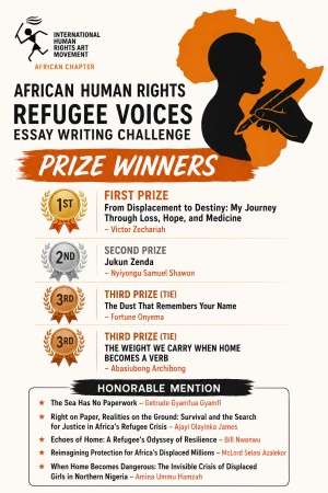 African Human Rights Refugee Voices Essay Writing Challenge: IHRAM unveils shortlist of 15 entries