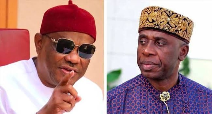 ‘He couldn’t deliver 25 percent votes for Buhari,’ Wike questions Amaechi’s VP bid