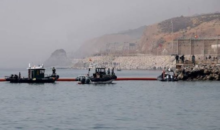 Spain installs floating barrier after deadly Ceuta migrant rush kills 67