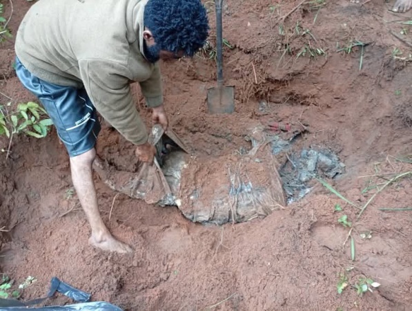 Troops uncover shallow grave, exhume community leader’s remains in Imo