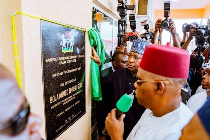Tinubu inaugurates Africa’s first renewable energy college in Kogi