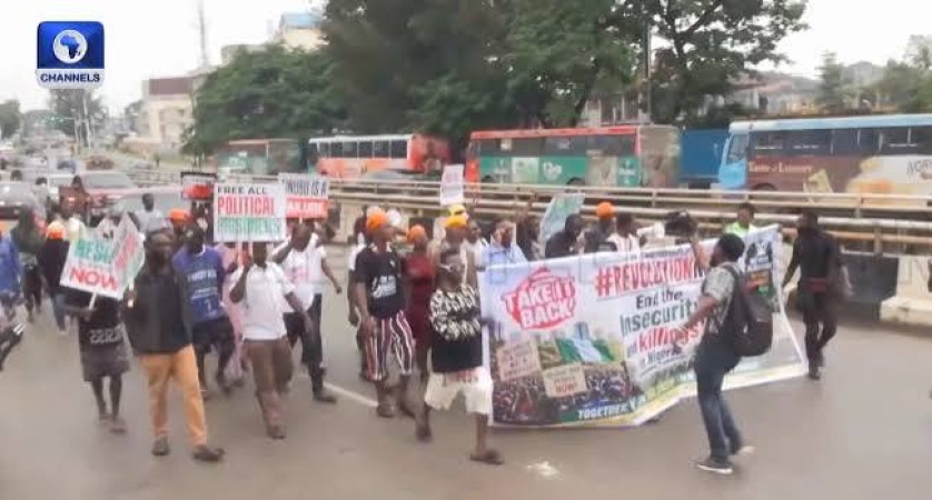 #TakeItBack Movement protests in Lagos, Abuja over hardship, insecurity