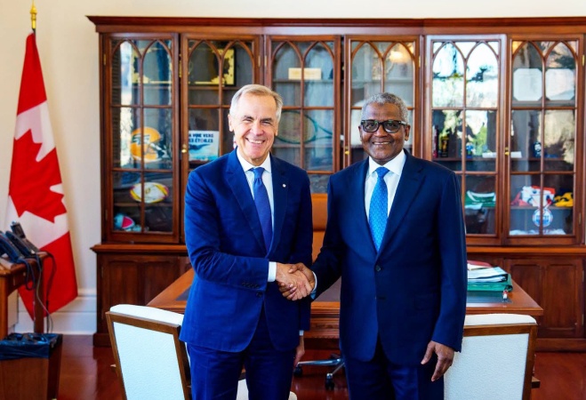 Dangote, Canada’s Prime Minister discuss investment partnerships