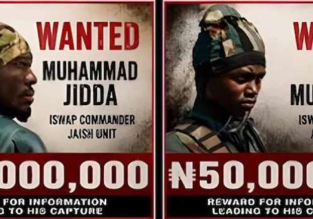 Military places N60m bounty on 2 wanted ISWAP/ISIS Commanders