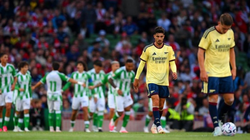 Arsenal players 'fuming' after sloppy Real Betis defeat