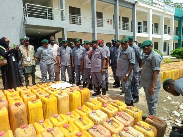 Five arrested as Customs intercepts illegal animal parts, petrol, others worth N362m in Adamawa