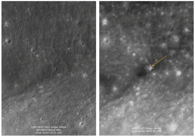 South Korea space agency shares Moon images after SpaceX rocket debris crash