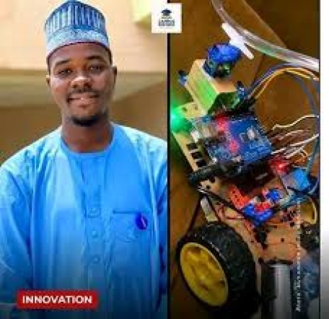 NAUB student develops autonomous robot to fight indoor fires