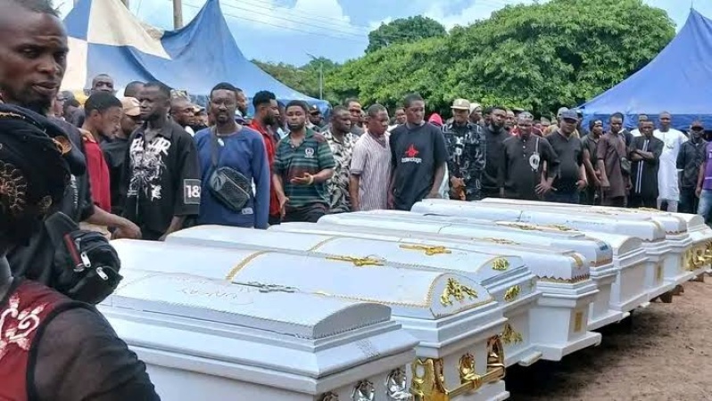 Tears and grief as Benue community buries 16 killed in suspected herdsmen attack