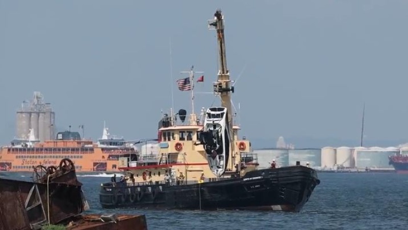 Captain charged after boat capsizes near Statue of Liberty, killing mother and infant daughter