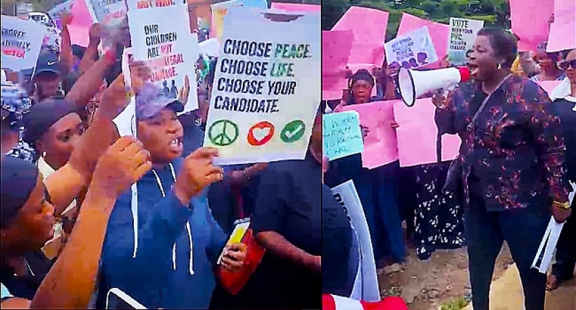 Gov Election: Women protest violence, alleged intimidation in Osun
