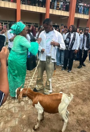 ‘I’ve no money for jeep’ — Mother explains goat gift to graduating son