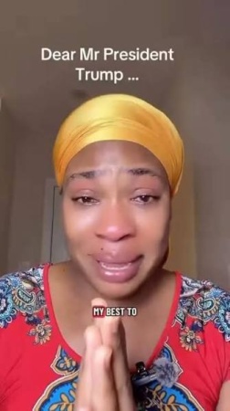 Nigerian US Army member pleads with Trump to help bring critically ill daughter to America