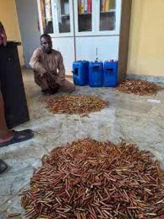 Gun runner with large cache of 7.62mm ammunition nabbed near Gamboru