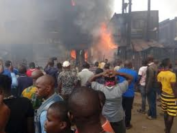 Fire destroys property worth millions in bank, bookshop, building in Anambra